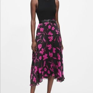 🆕 Banana Republic Floral Asymmetrical Skirt